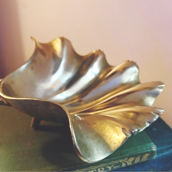 Vintage solid brass peacock/swan shaped trinket dish - Picture 6 of 9
